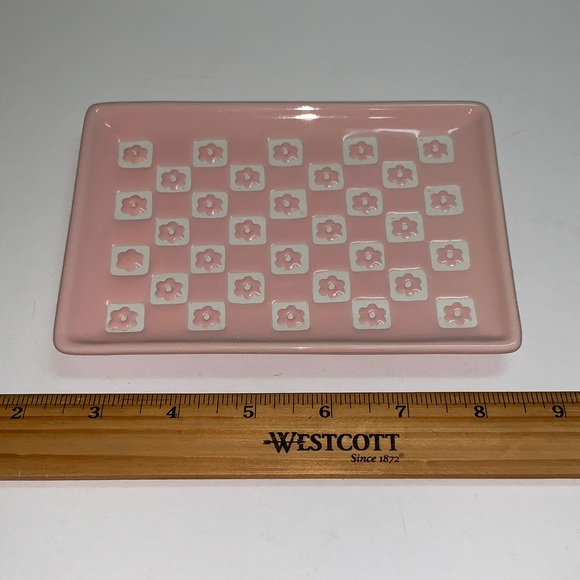 Pink Floral Rectangular Tray - Picture 6 of 9